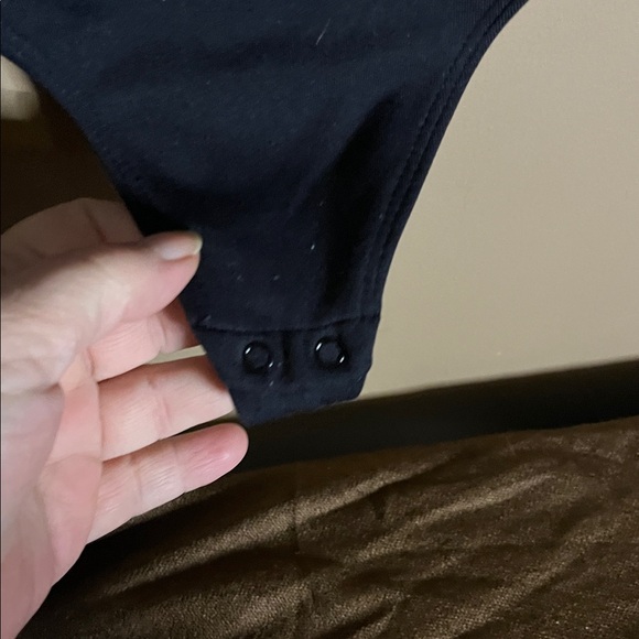 Babaton black body suit xl snap close sleeveless - Picture 3 of 6